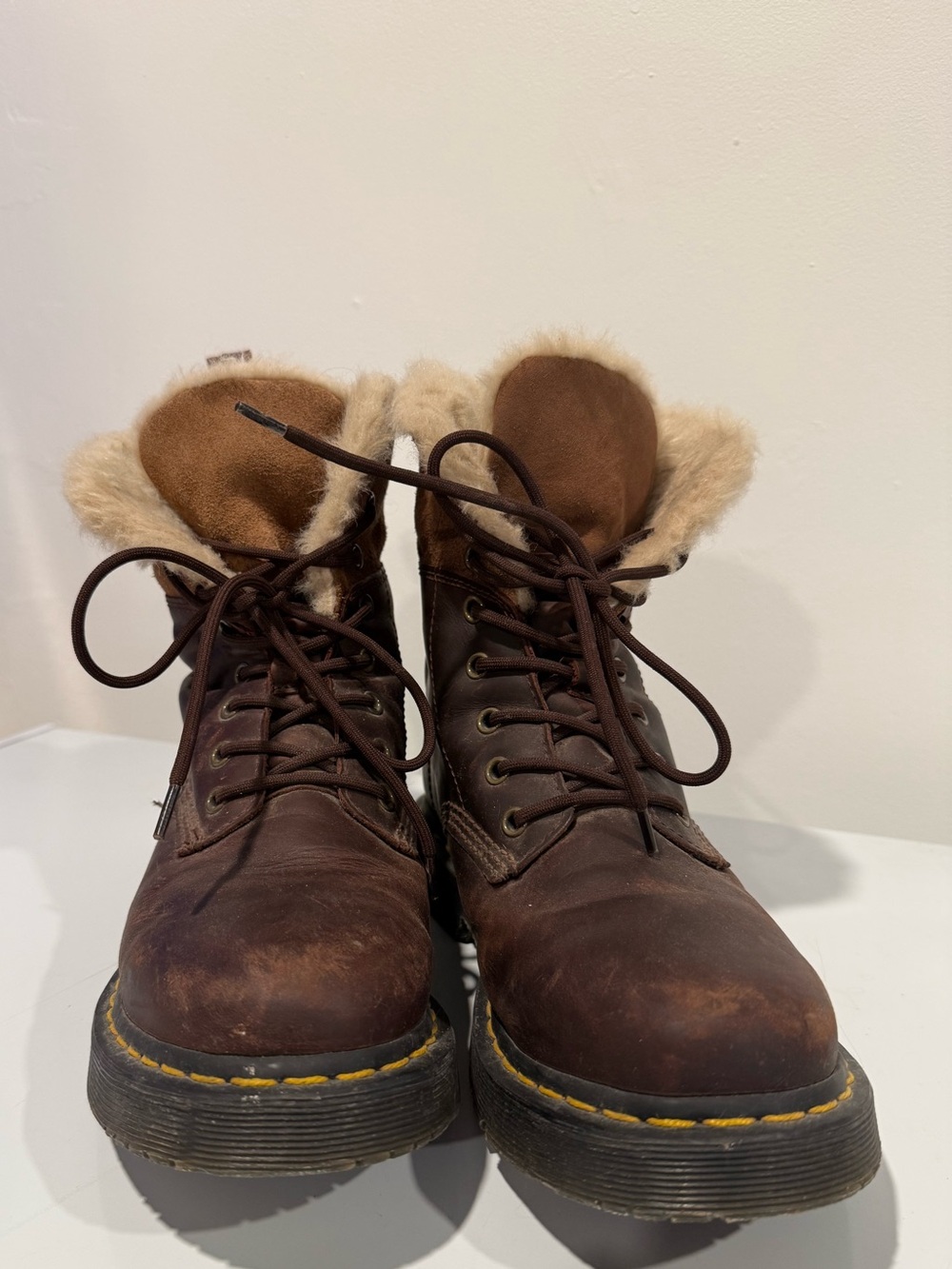 Doc Martens Faux-Fur Lined Women's Lace-Up Boots